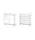 copy of Wardrobe Shoemaker 2 doors / 3 shelves