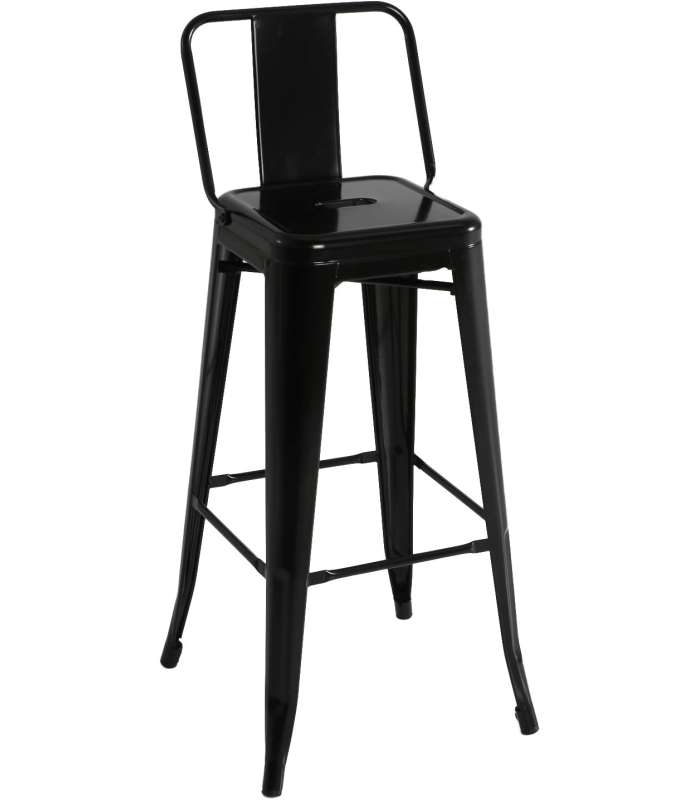 copy of Metal stool with multi-color backrest