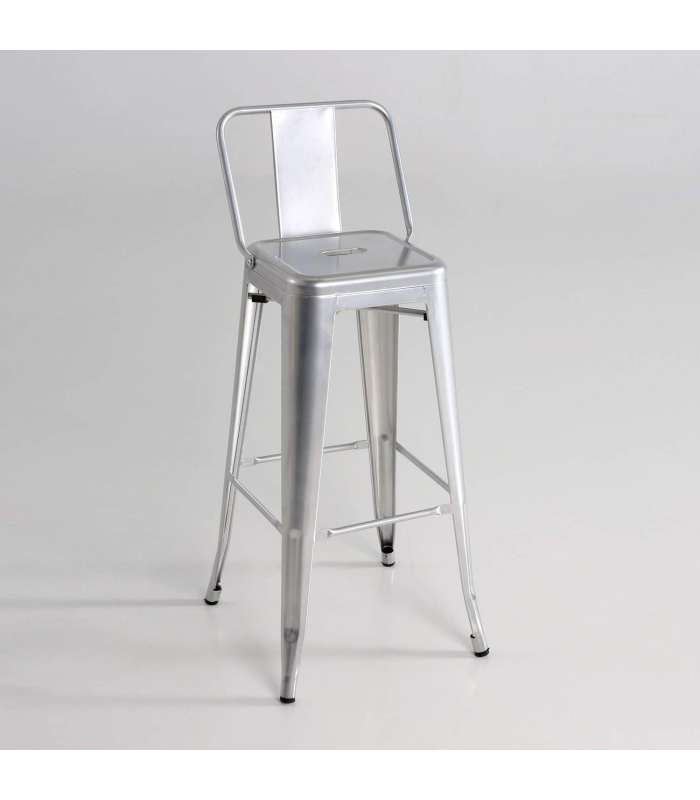 copy of Metal stool with multi-color backrest