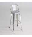 copy of Metal stool with multi-color backrest