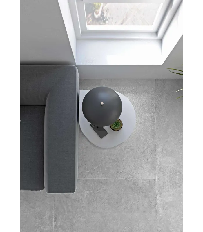 Mesa velador blanca elegante y funcional para salón