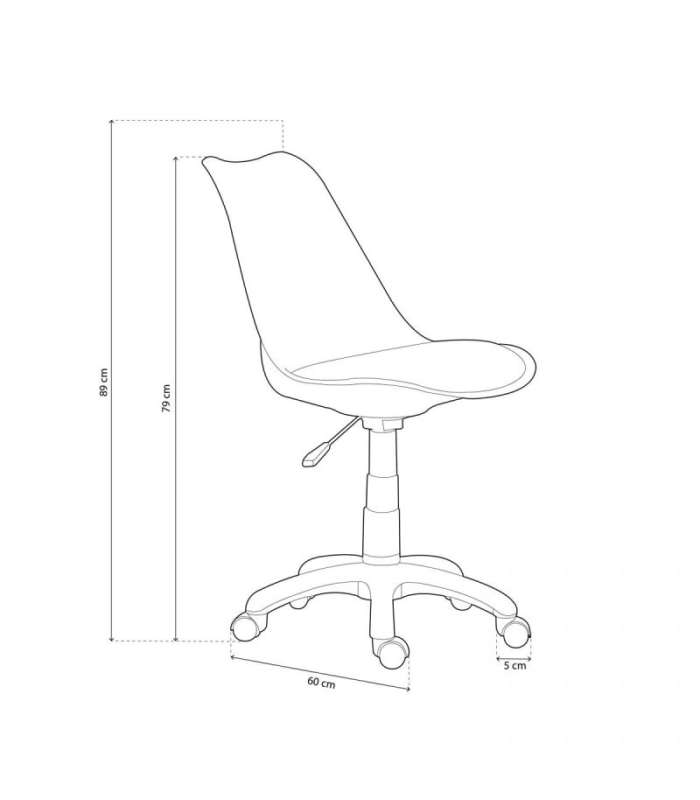 copy of Gaming liftable swivel sillon in leather simil.