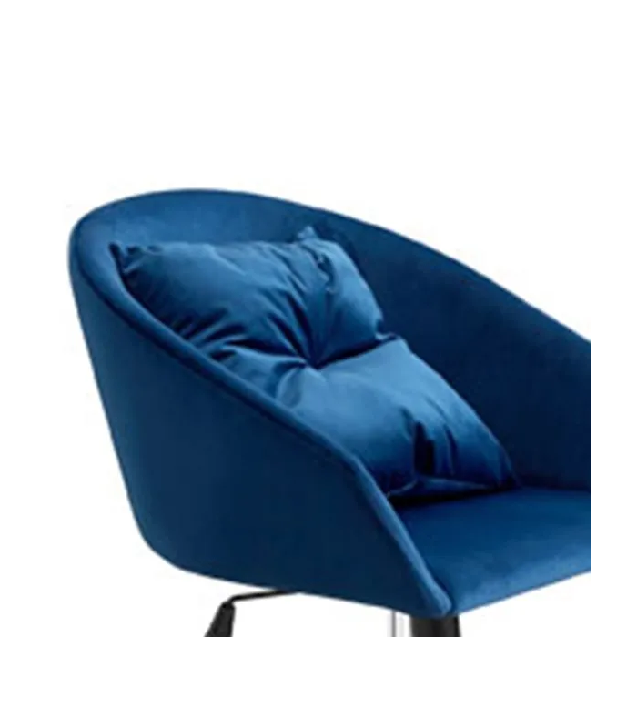 Fauteuil pivotant à coussin, trois couleurs au choix