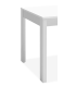 copy of Yako dining table glass legs black.