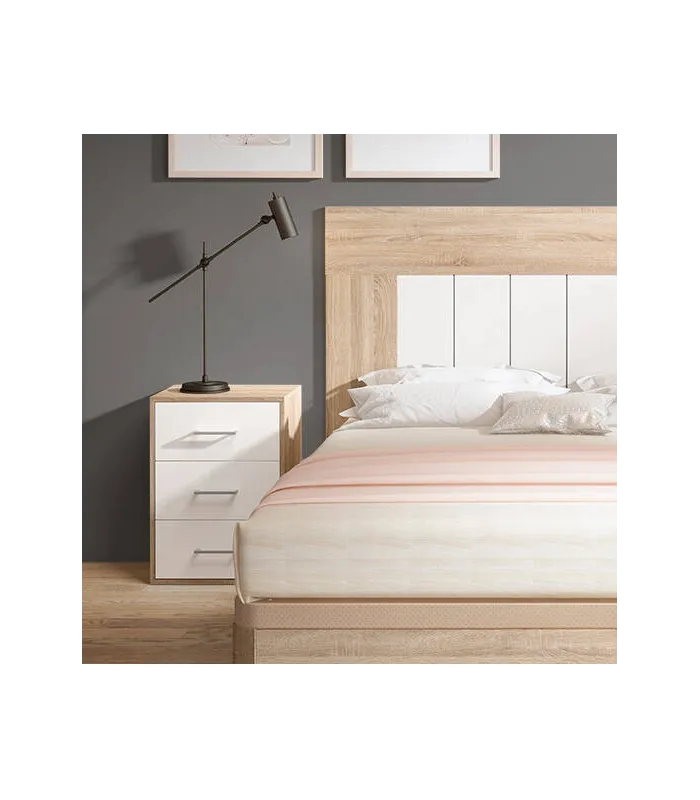 copy of Luca headboard and 2 tables with 2 drawers.