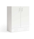 copy of Armoire 2 portes battantes finition blanche 180