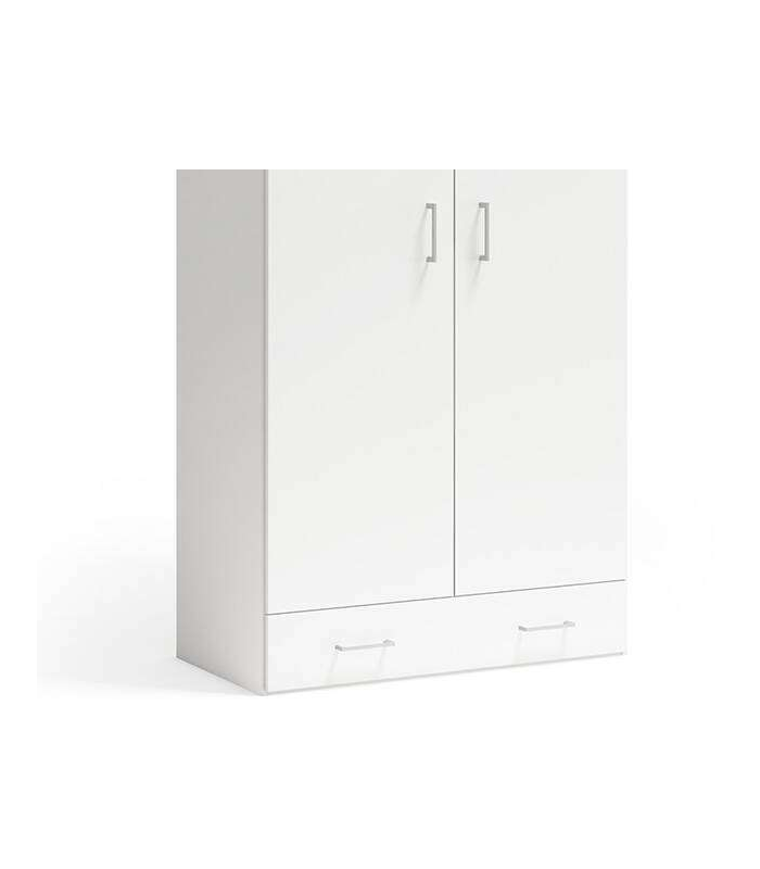 copy of Armoire 2 portes battantes finition blanche 180