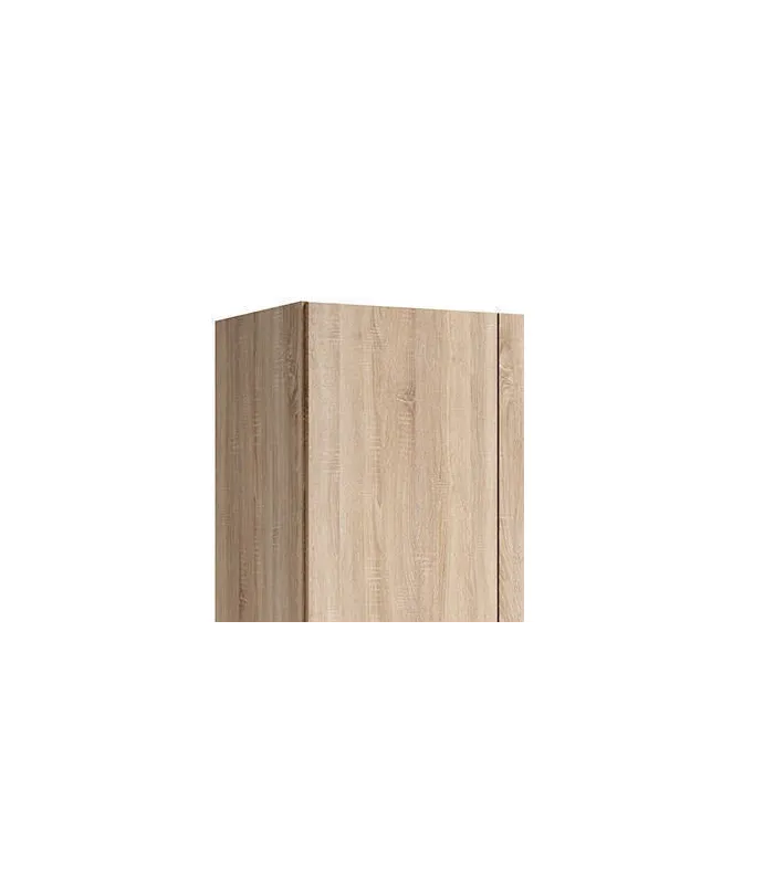 Armario 2 puertas y 1 cajón roble cambrian 197x99x51cm