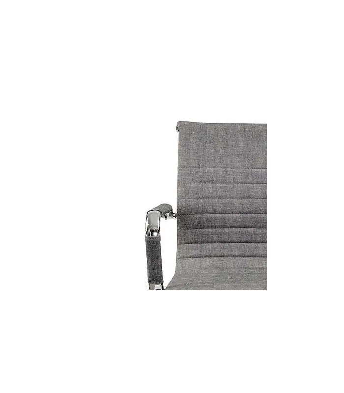 Silla de despacho giratoria gris ceniza 90-97 cm
