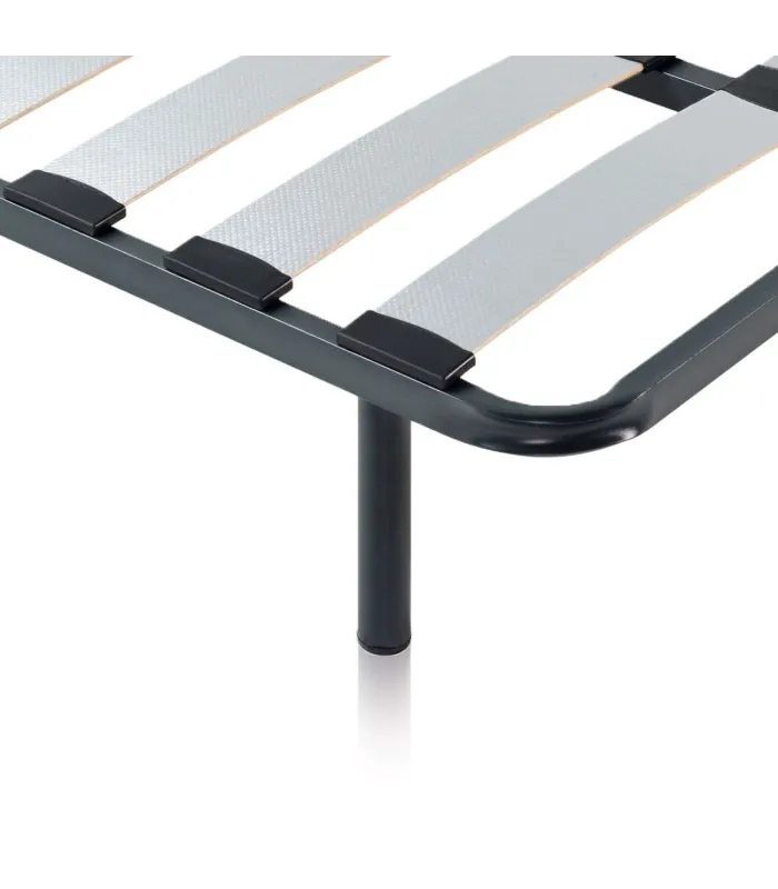 Juego de 6 patas metálicas cilíndricas grises