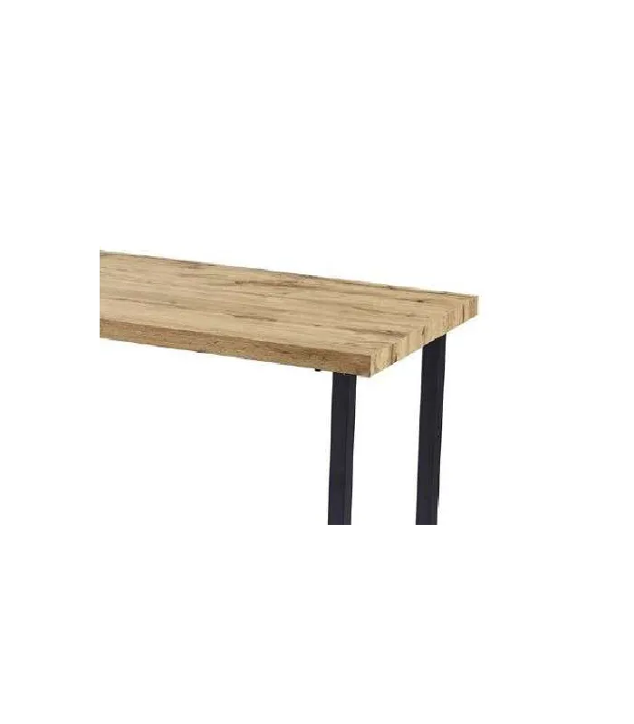 Mesa alta tipo barra moderna en acabado Roble/negro