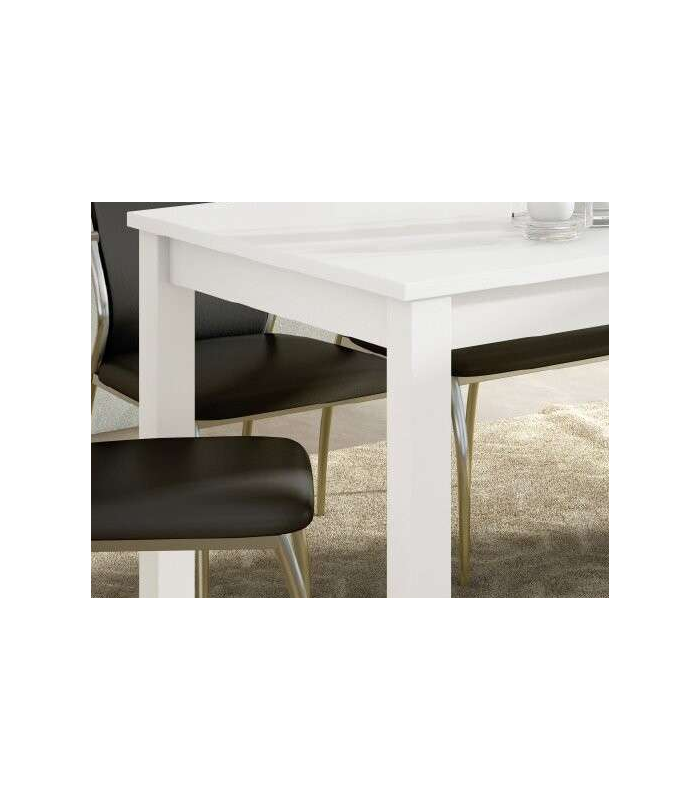 copy of Rectangular table with walnut wood finish BALI 200 x 90