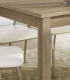 copy of Rectangular table with walnut wood finish BALI 200 x 90