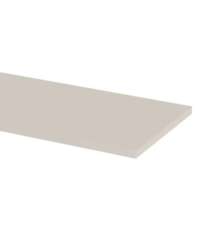 Costado visto blanco mate para muebles altos