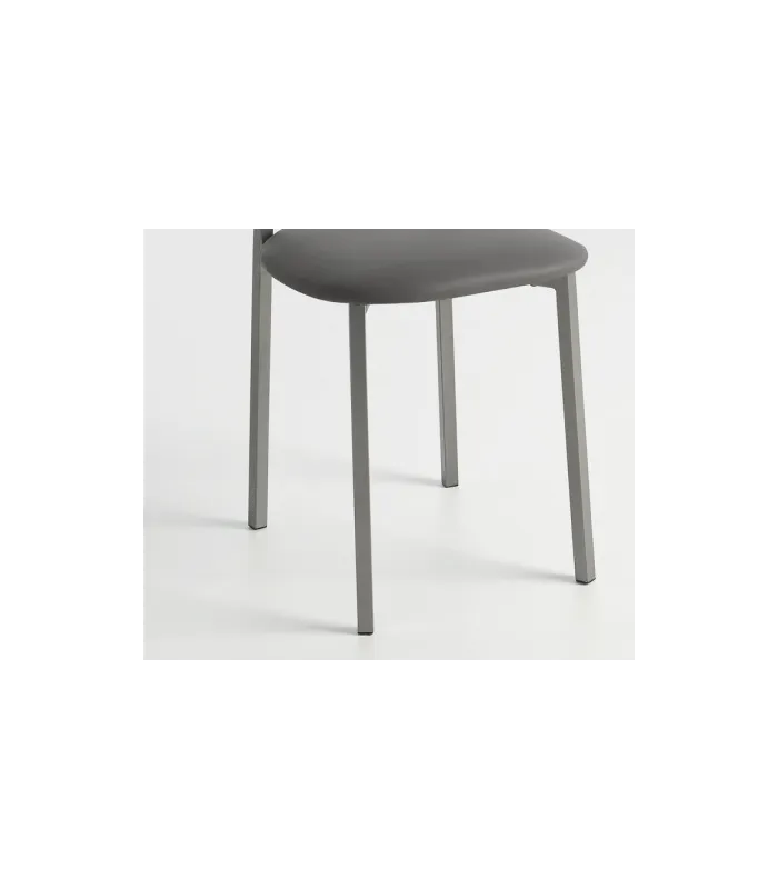 Pack de 2 sillas Berlin gris, diseño moderno y cómodo