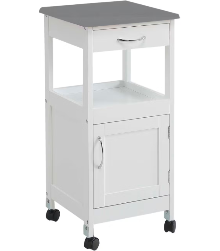 copy of Kitchen trolley 1 door and 1 white drawer.