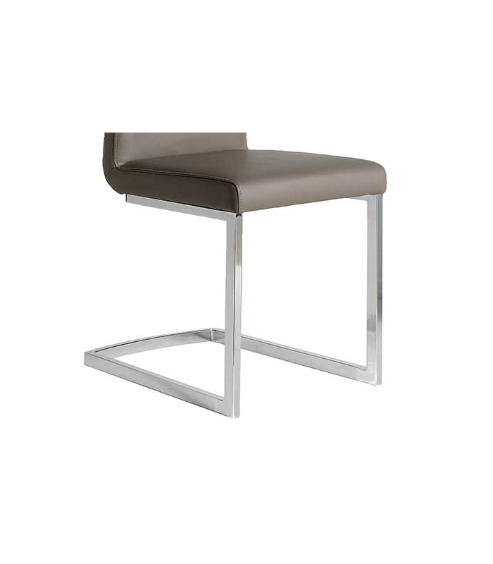 copy of Silla de comidor en tela beige GANTE 55 x 55 x 86/49 cm