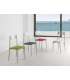 Pack of 4 chairs in various colors ESTORIL 41 x 47 x 86 cm (L x