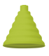 Pendant Pyramid silicone green finish 31 cm (height) 25 cm