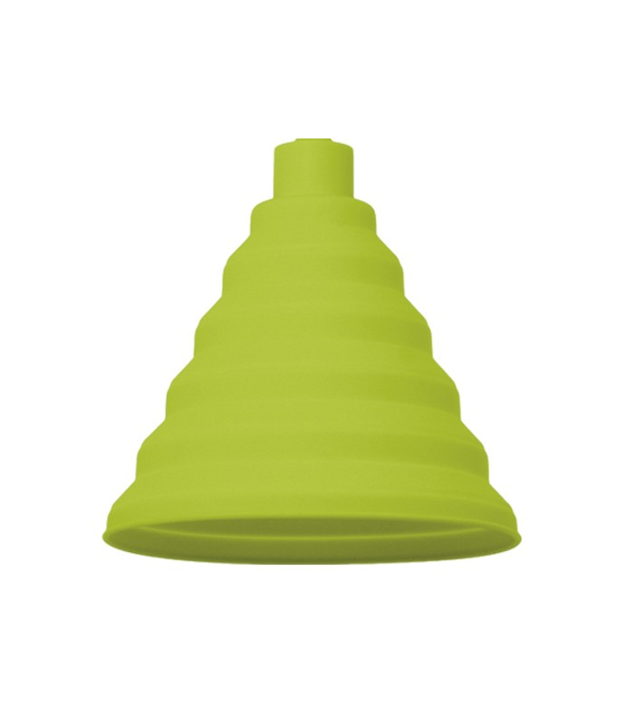 Pendant Pyramid silicone green finish 31 cm (height) 25 cm