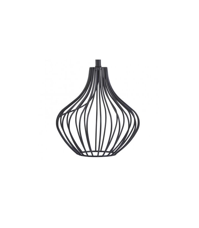 Lampe de table modèle Prato finition noire 49 cm(hauteur)30