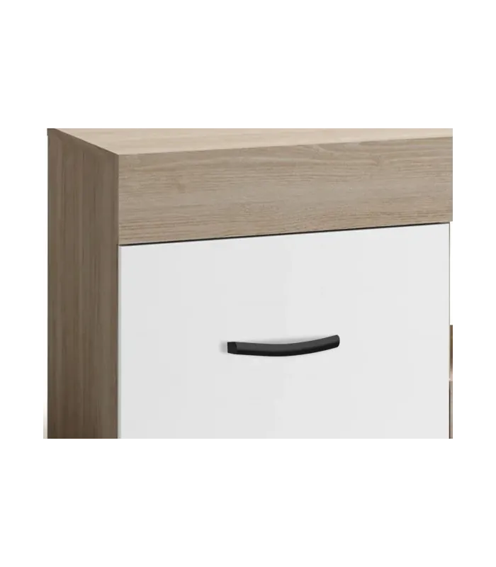 Mueble televisión Ayna sable-blanco 48x150 cm