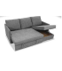 copy of Chaiselongue réversible Vida tapissée gris 276 cm