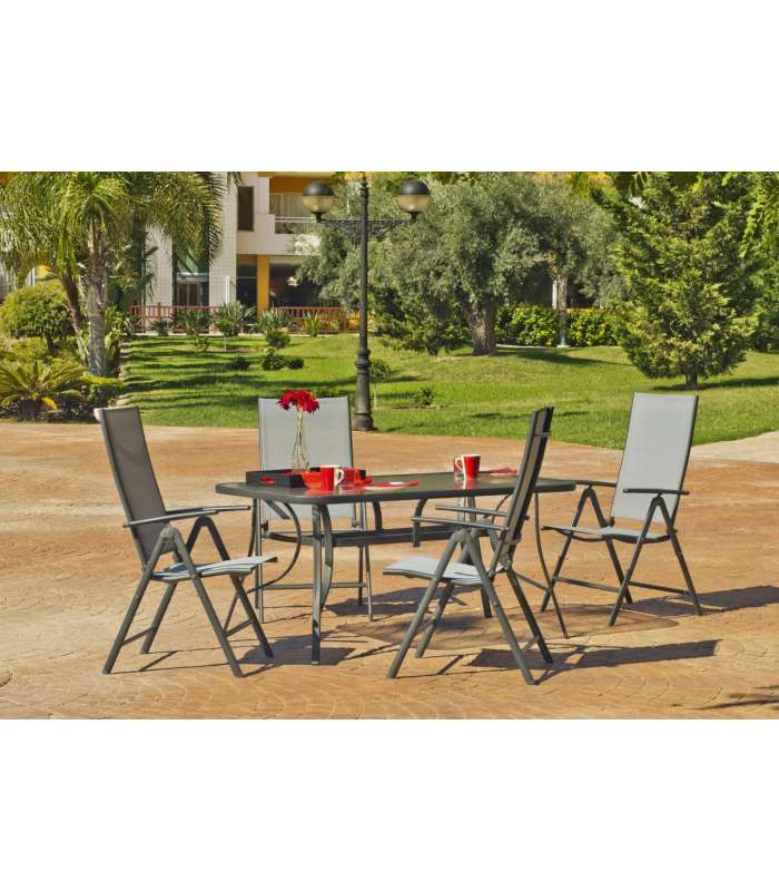 copy of Table de terrasse de jardin en acier Sulam-70 en