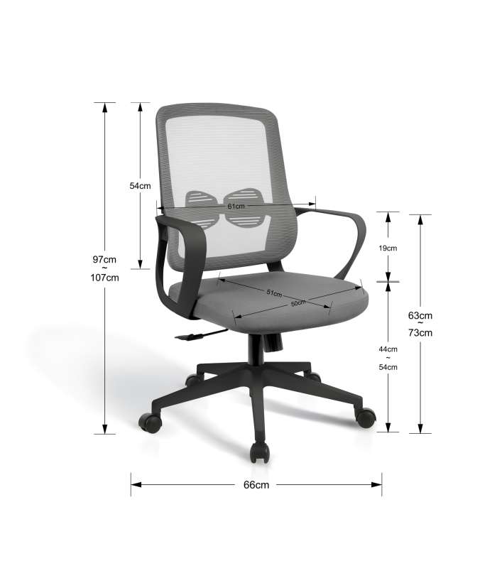 copy of Liftable swivel office chair with headrest