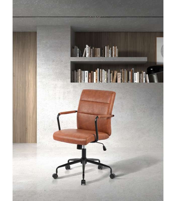 copy of Chaise de bureau pivotante relevable avec appui-tête 61