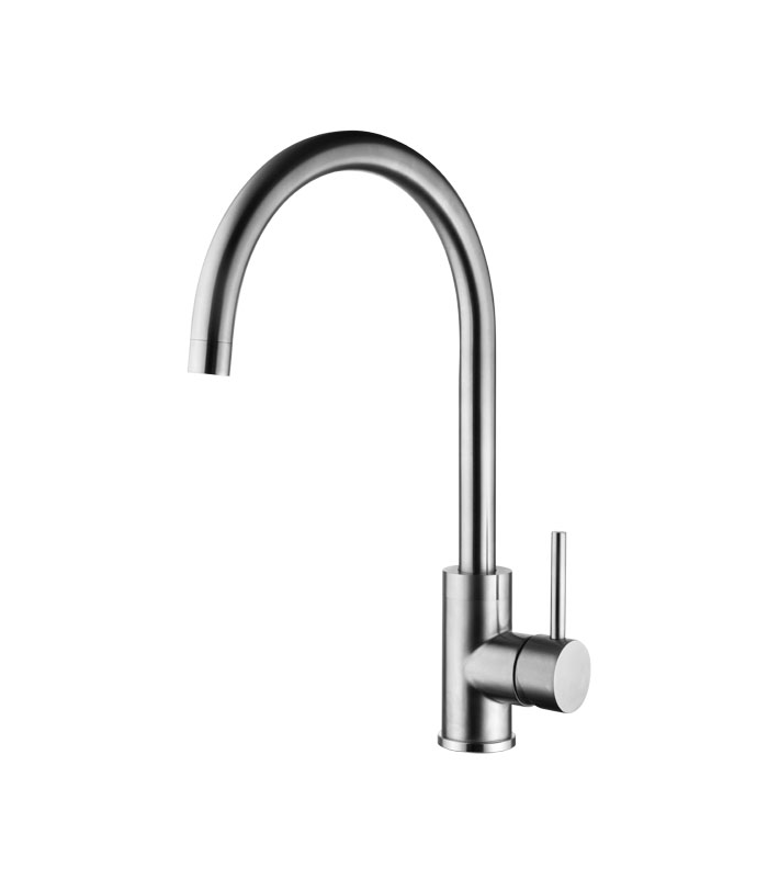 Single lever sink mixer Focus-2007 Inox