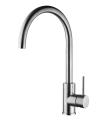 Single lever sink mixer Focus-2007 Inox