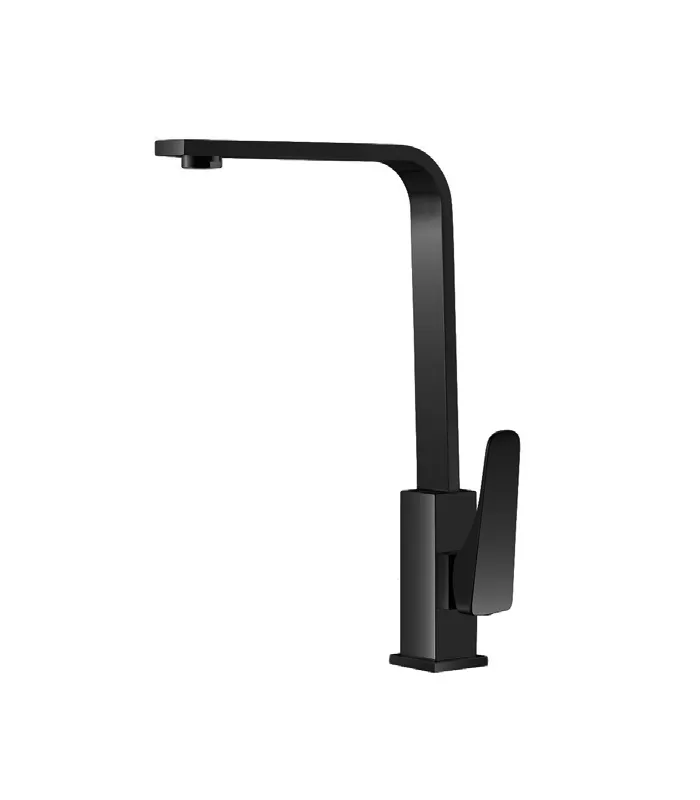 Grifo monomando Fregadero Viena negro mate
