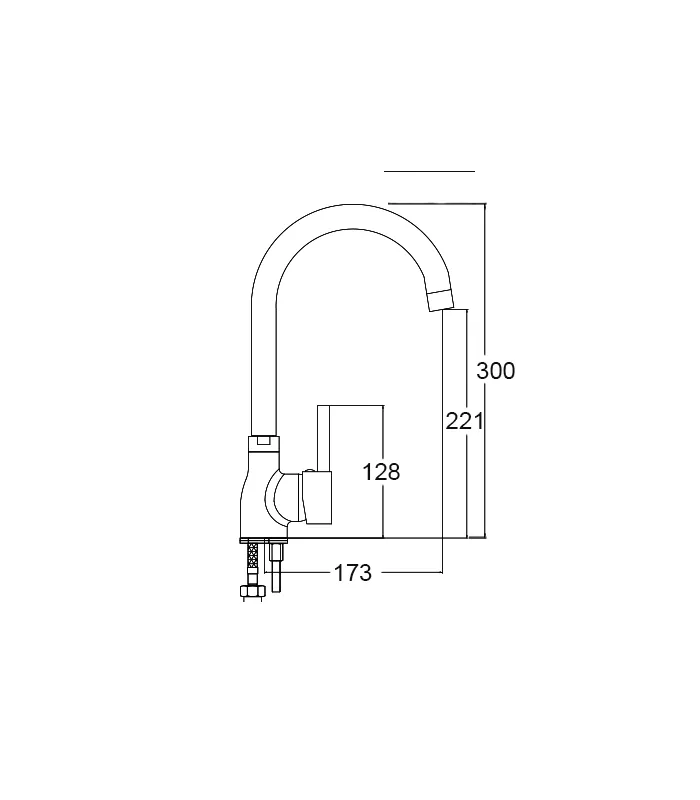 ESMEBRA Torneiras Torneira misturadora monocomando de alavanca