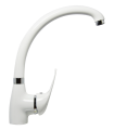 White single-control tap EM-1140NFBL