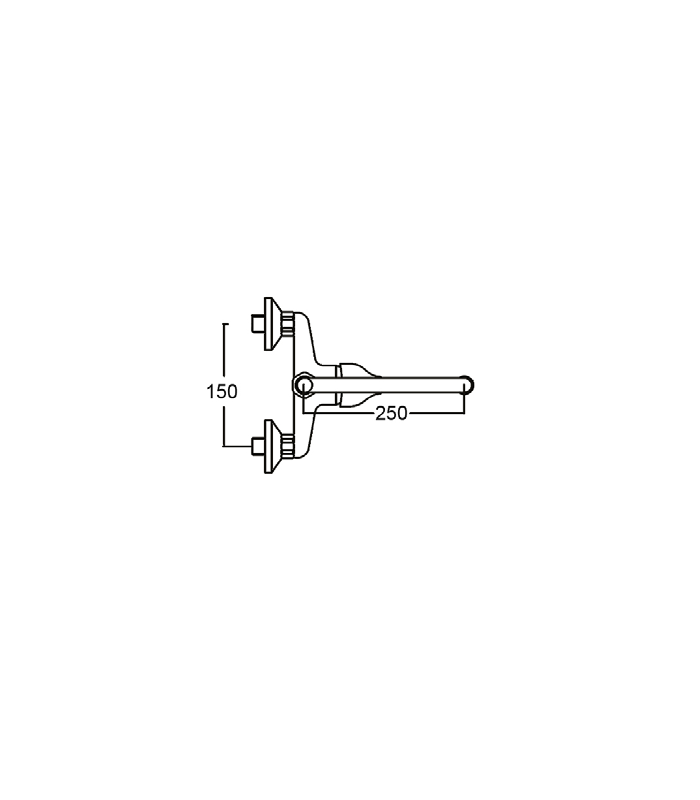 copy of EM-140NCBCR chromium low body single-control faucet