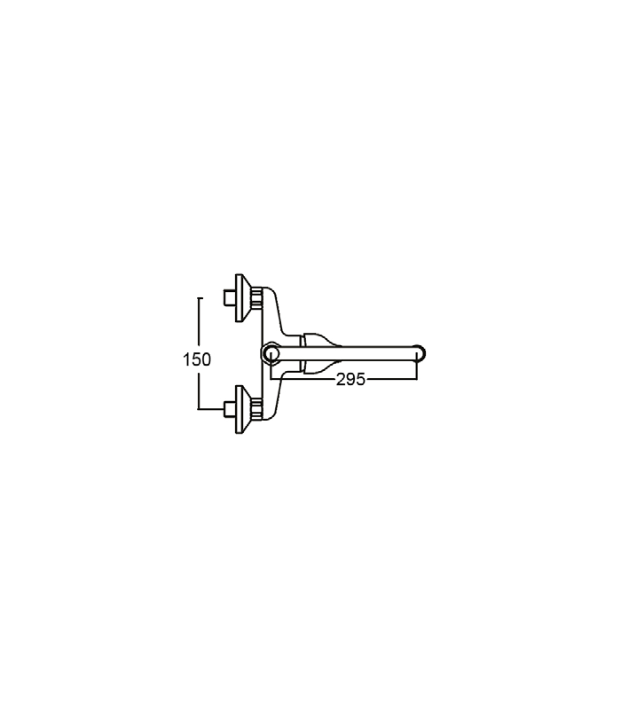 copy of EM-140NCBCR chromium low body single-control faucet