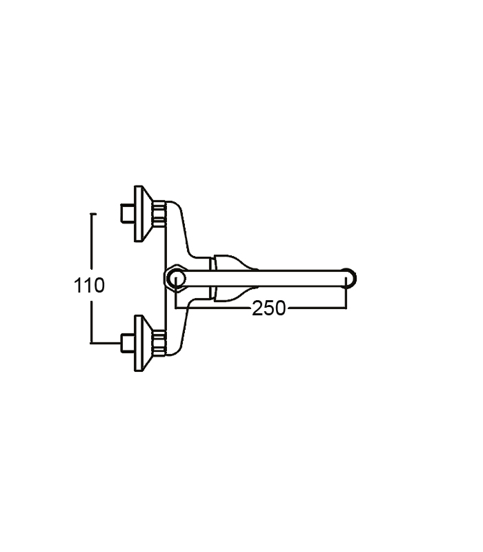 copy of EM-140NCBCR chromium low body single-control faucet