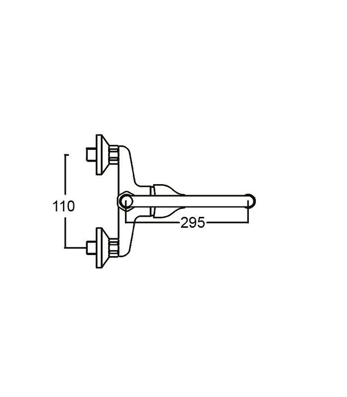 copy of EM-140NCBCR chromium low body single-control faucet