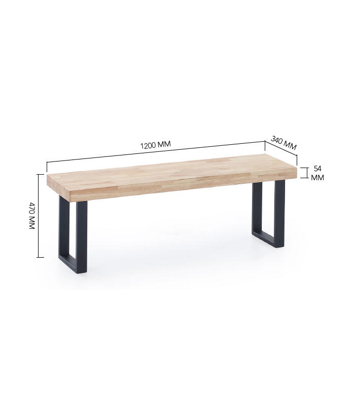 Industrial Loft Bench plusieurs couleurs au choix 34