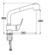 copy of EM-140NCBCR chromium low body single-control faucet