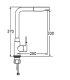 copy of EM-140NCBCR chromium low body single-control faucet