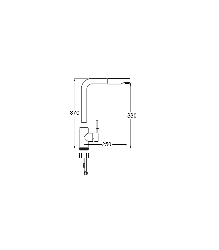 copy of EM-140NCBCR chromium low body single-control faucet