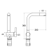 copy of EM-140NCBCR chromium low body single-control faucet