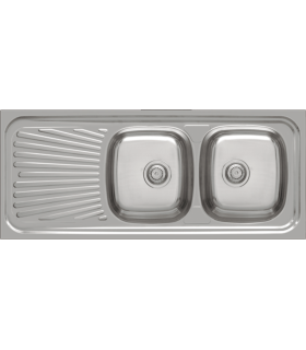 Sink for furniture with drainer model dp13550