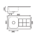 Sink with drainer with/without hole tap se8650