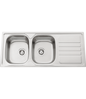 Sink with drainer with/without hole faucet from12050