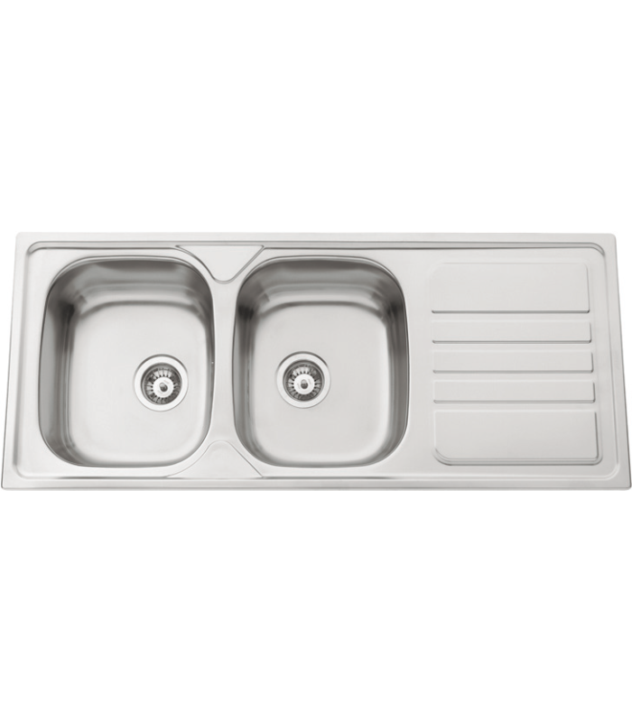 Sink with drainer with/without hole faucet from12050