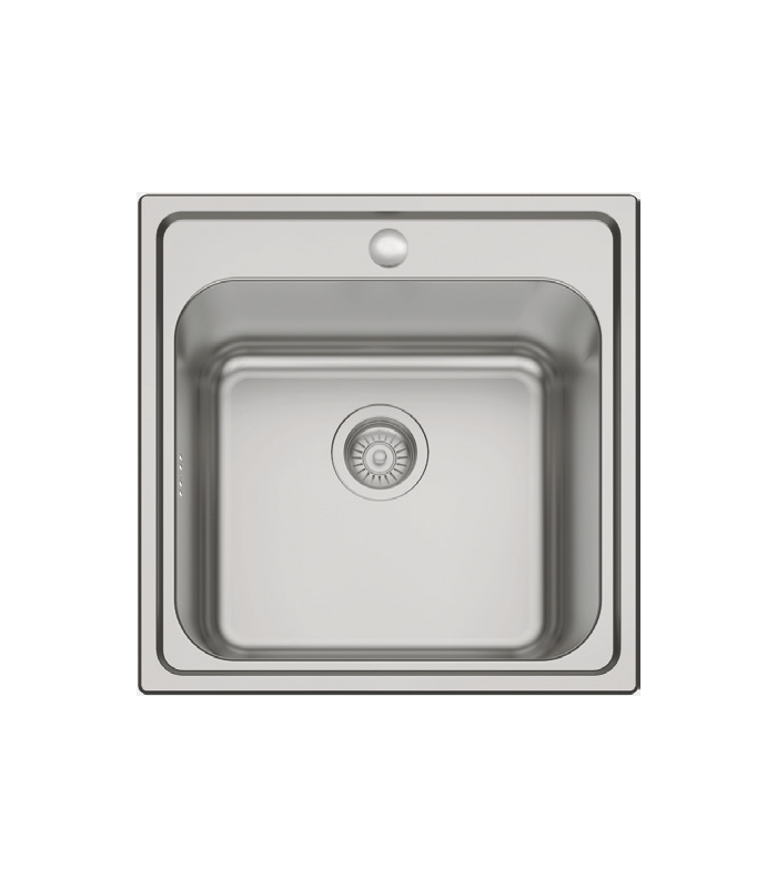 One-breasted sink in stainless steel model se5050