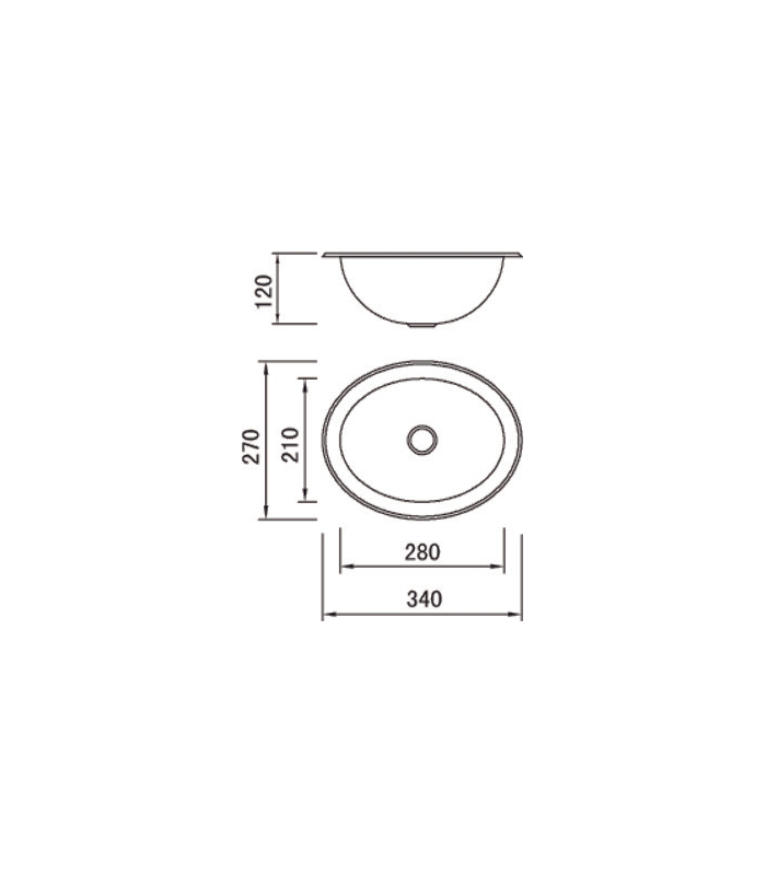 Évier monocuve en acier inoxydable modèle r340, 12